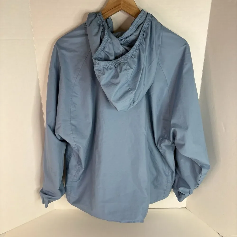 Vintage Nike Windbreaker Jacket With Hood Womens Large (12-14) Full Zip F1 LNT - Picture 2 of 8